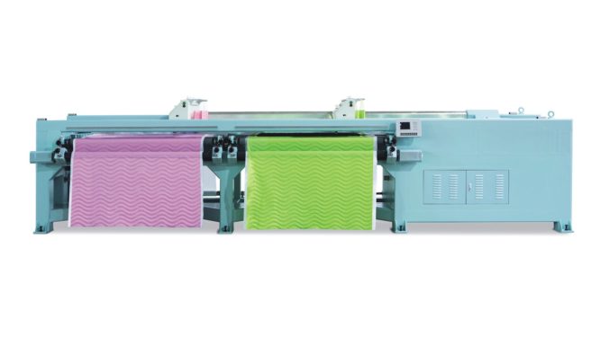 Horizontal Quilting Embroidery Machine Double Width