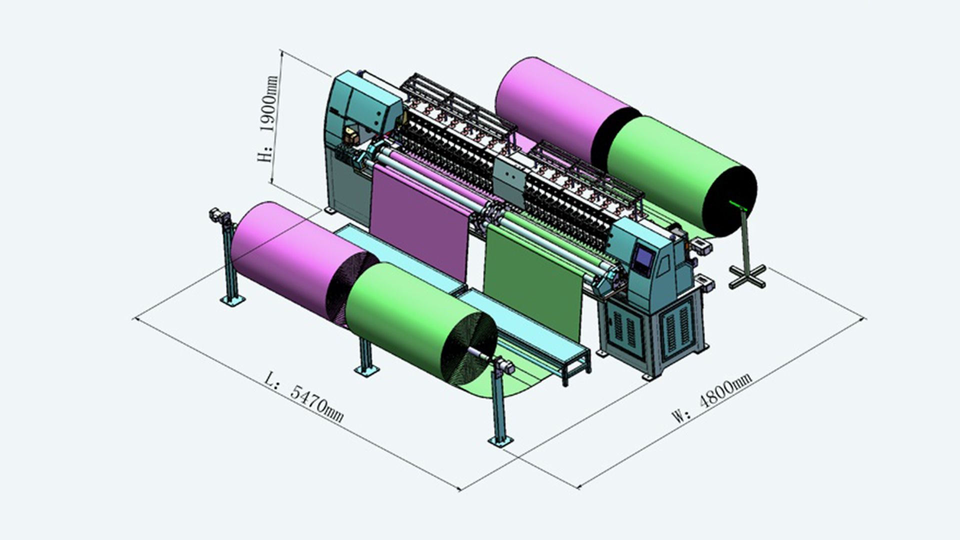 Computerized Quilting Embroidery Machine – Sectionalized