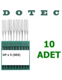 Dotec DPX 5 Düz Dikiş Makinesi İğnesi (Kalın Dip) (10 Adet)