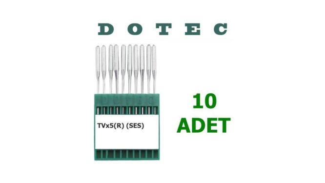 Dotec TVX5(R) Kollu Kemer Makine İğnesi (10 Adet)