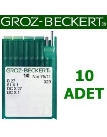 Groz Beckert DC X 27 Overlok Makinesi İğnesi (10 Adet)