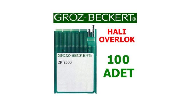 Groz Beckert DK2500 Halı Overlok İğnesi (100 Adet)