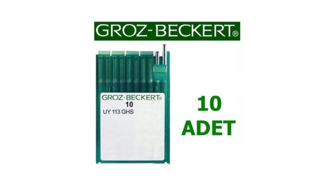 Groz Beckert UO X 113 Lastik Dikiş Makinesi İğnesi (10 Adet)